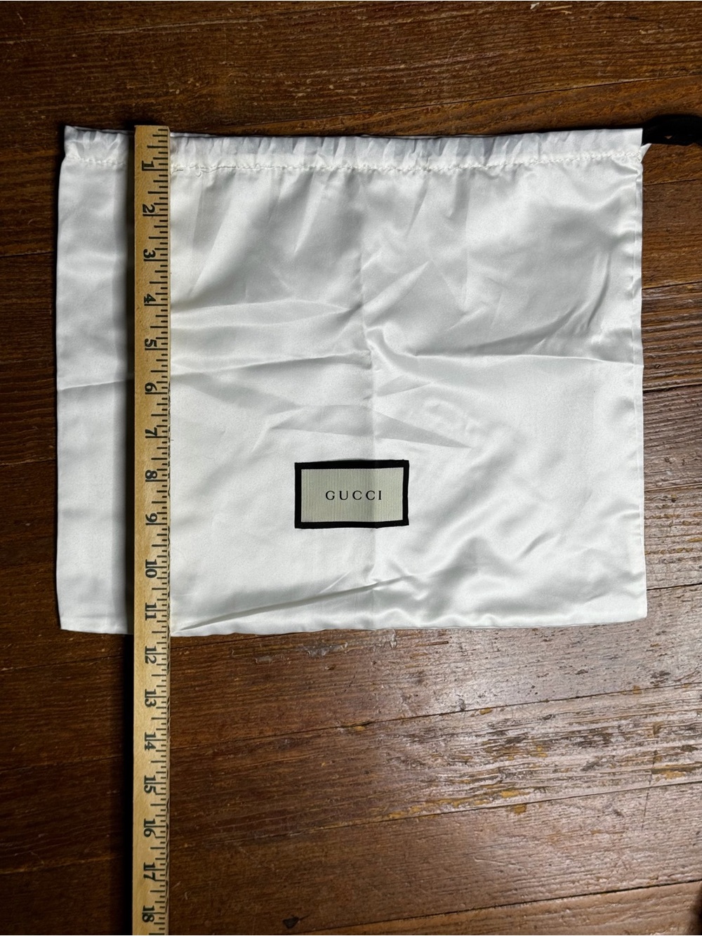 Gucci Authentic Dust Bag, EUC, 11.5” x 13.5” silky material